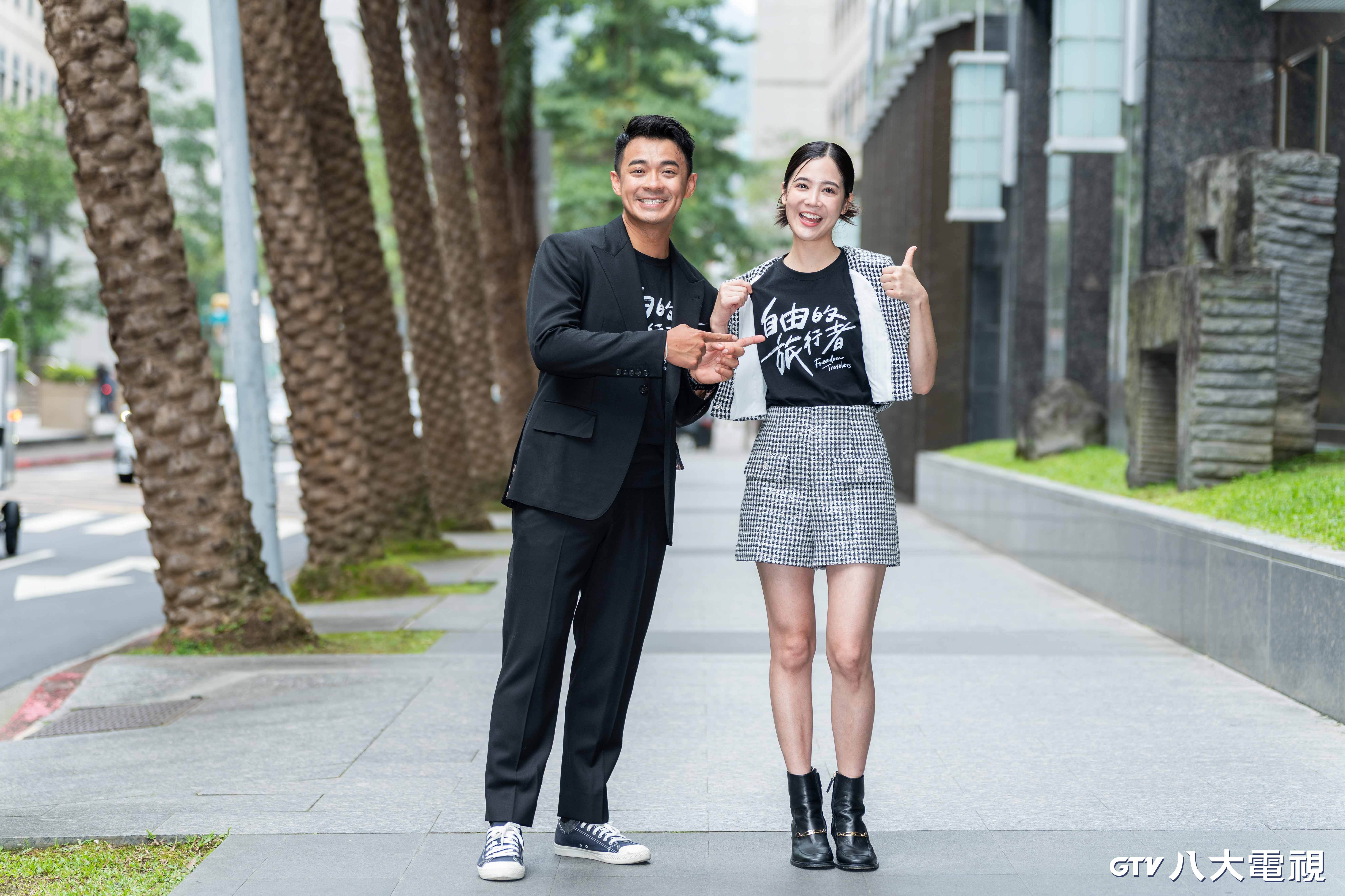 融融與黃可欣透過拍攝建立好交情。（圖／八大電視提供）