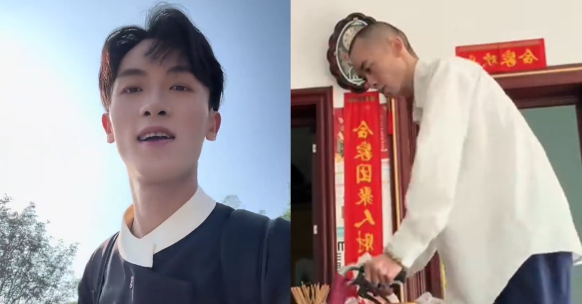 曾參加《青春有你3》的27歲中國男星周墨，近日透露因病暴瘦30公斤，甚至行走需仰賴輪椅。（圖／翻攝自微博＠江南煙雨入紅塵）