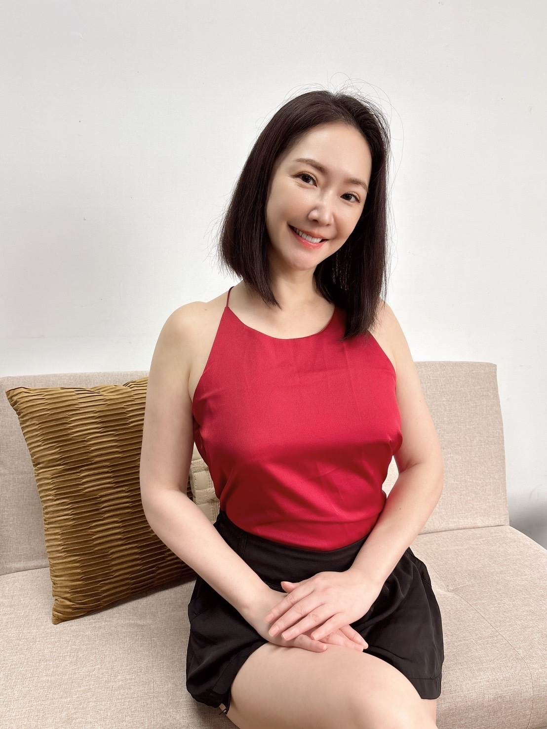 王俐人日前拍攝激凸吹頭髮影片爆紅。（圖／SWAG提供）