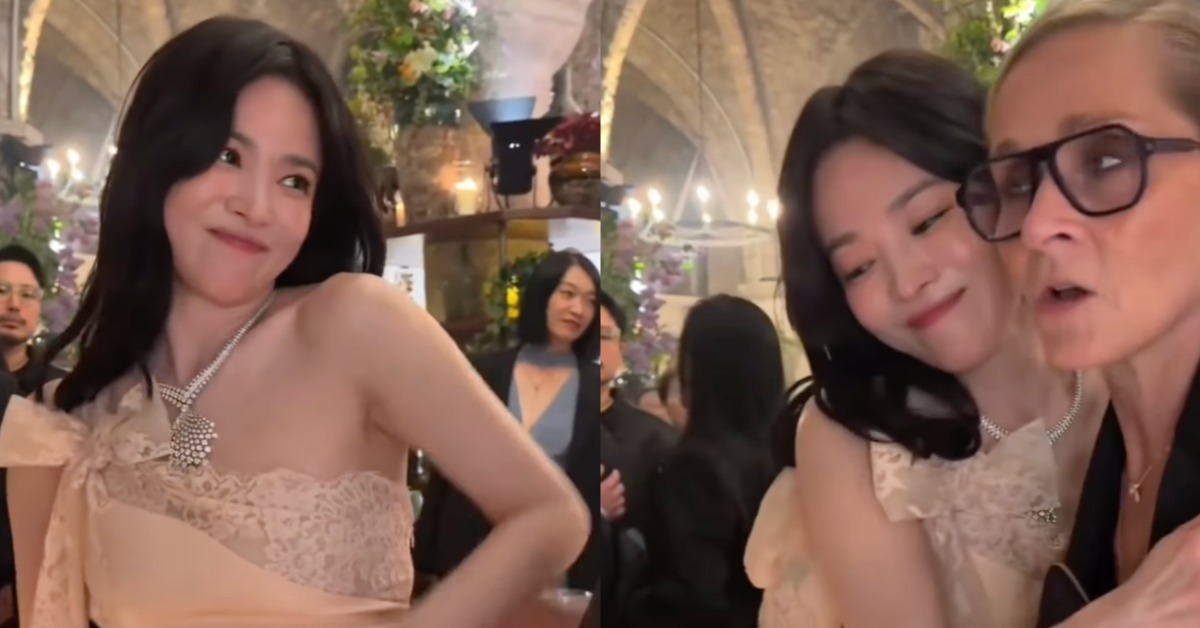 宋慧喬微醺撒嬌畫面曝光。（圖／翻攝自CAKE magazine IG）