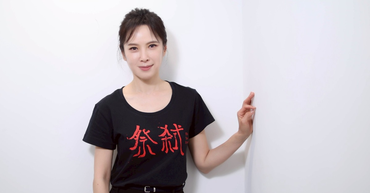 天心首度主演恐怖片《祭弒》。（圖／東森娛樂）