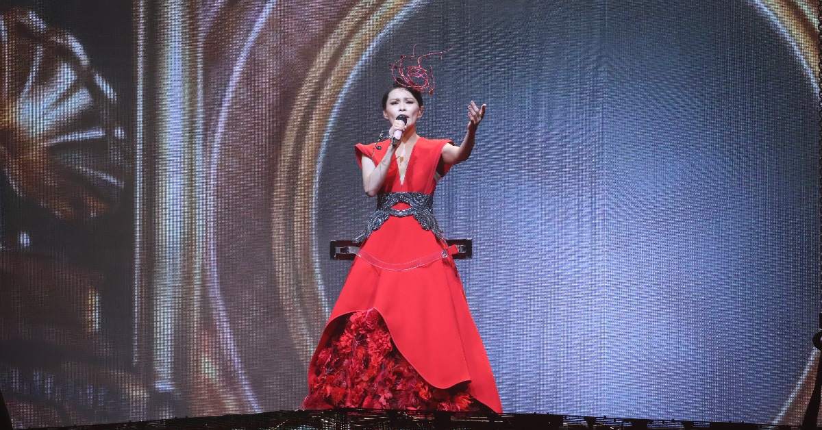 周蕙出道26年首度攻進台北小巨蛋。（圖／東森娛樂）