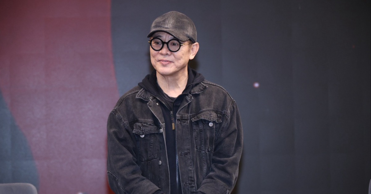 李連杰3月出席《心靈講座》面色紅潤。（圖／東森娛樂）