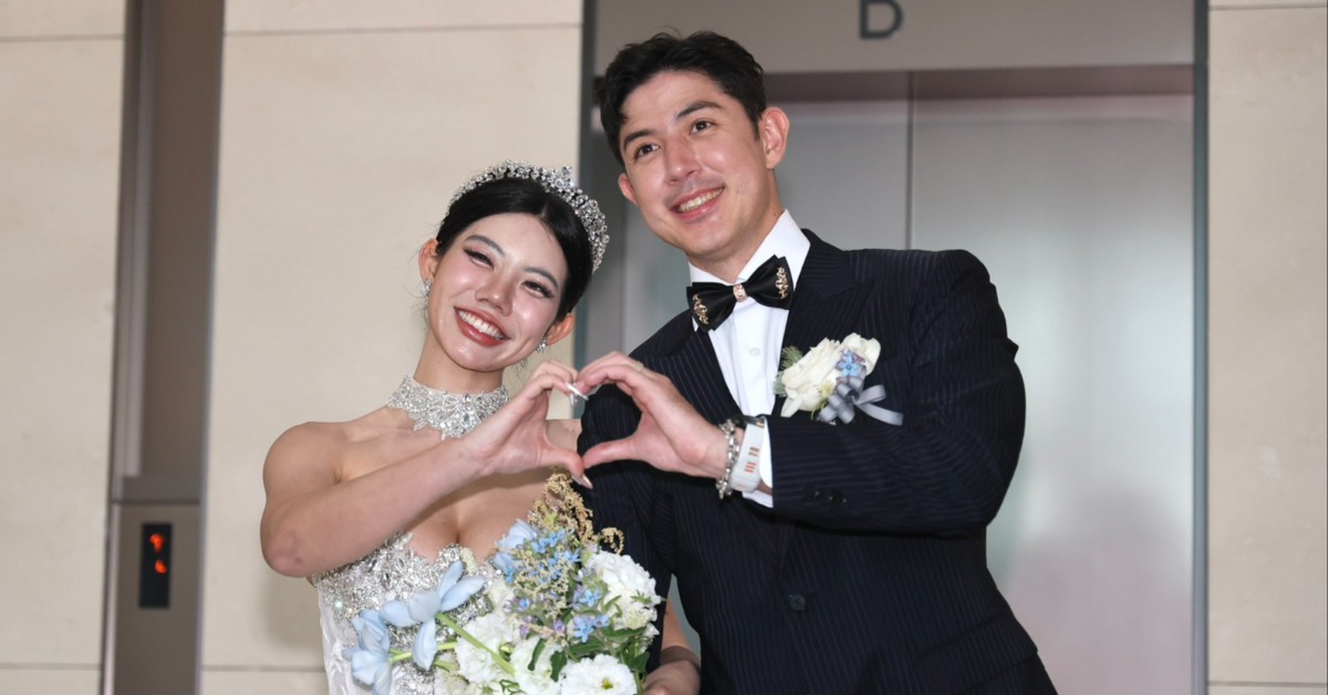 舞陽、網紅Peggy舉行婚禮。（圖／東森娛樂）