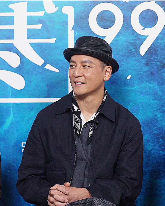 吳彥祖久違再演出港片。（圖／翻攝自訪問影片）