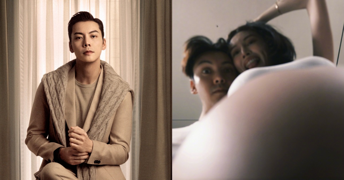 陳偉霆透露妻子何穗生產過程不順利。（圖／翻攝自陳偉霆微博）