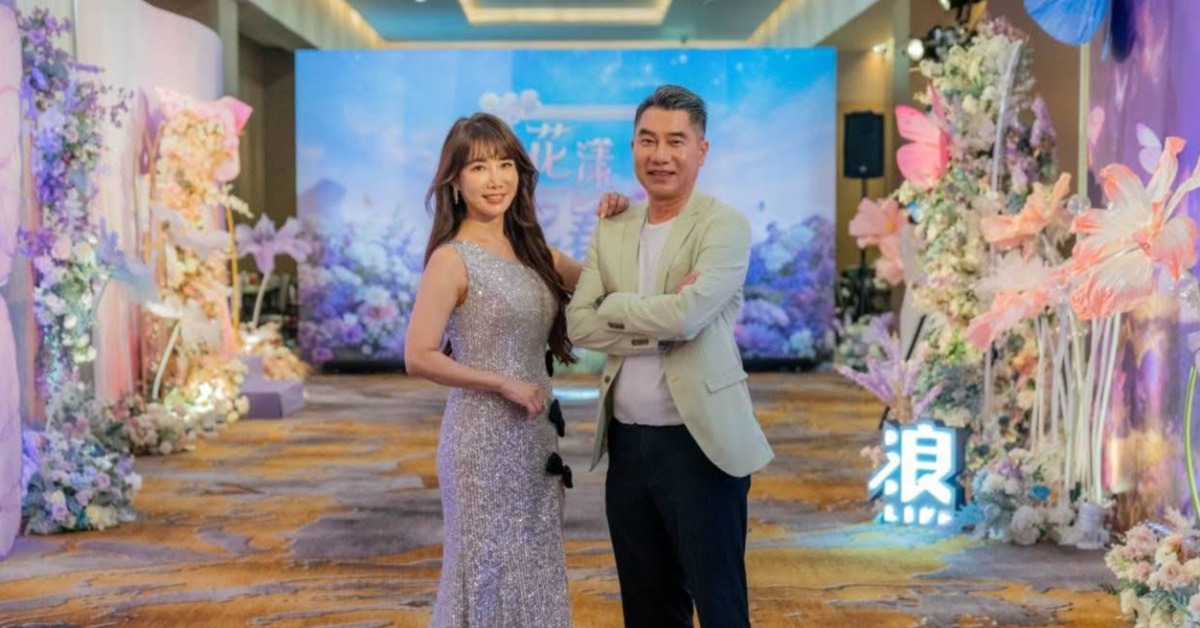 政壇、媒體與運動「三棲」的才女蔡沁瑜。（圖／翻攝自臉書@林尚賢）