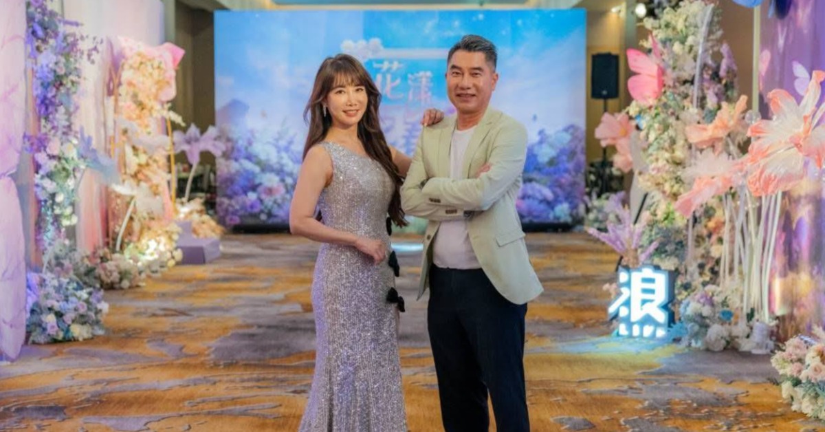 政壇、媒體與運動「三棲」的才女蔡沁瑜（左）。（圖／翻攝自臉書@林尚賢）