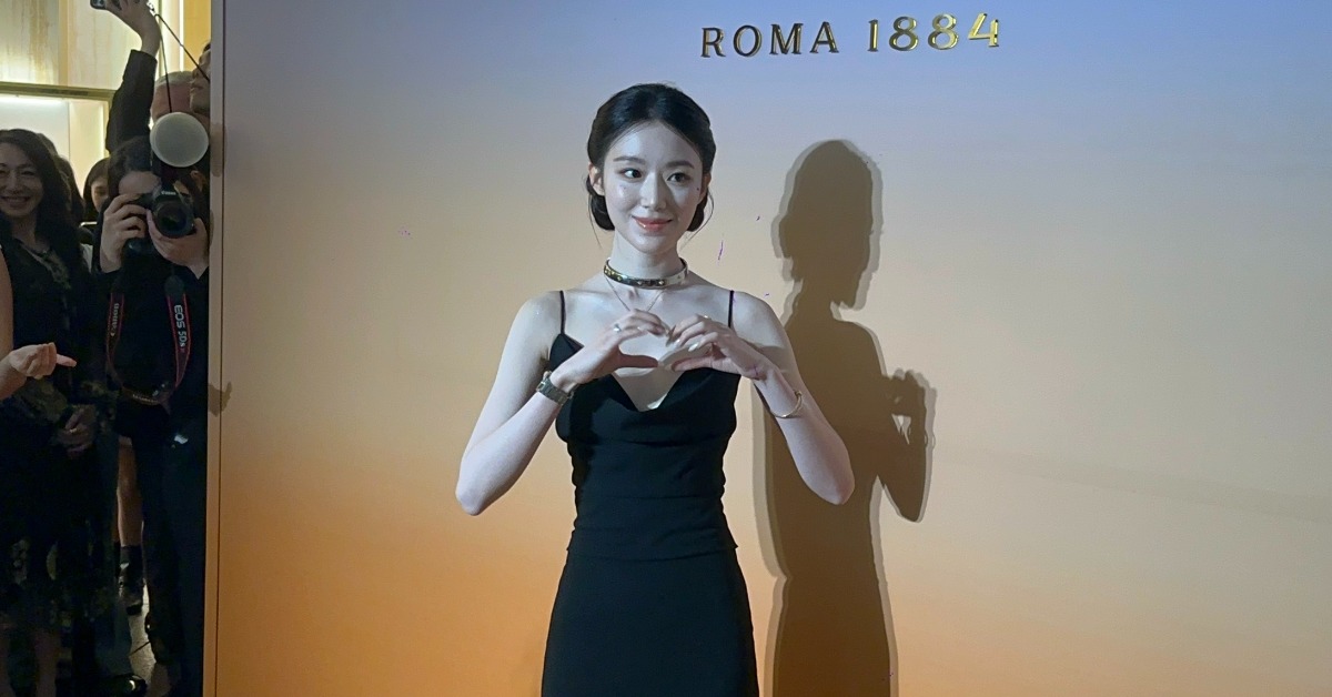 南韓女團i-dle台灣成員葉舒華現身101出席時尚活動。（圖／記者楊雅芸攝）