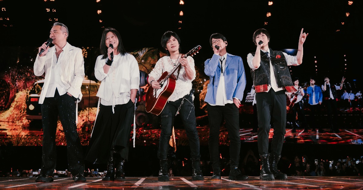 五月天5525+2《回到那一天》演唱會 和550萬歌迷共創55場鳥巢搖滾萬歲新紀錄。（圖／相信音樂提供）