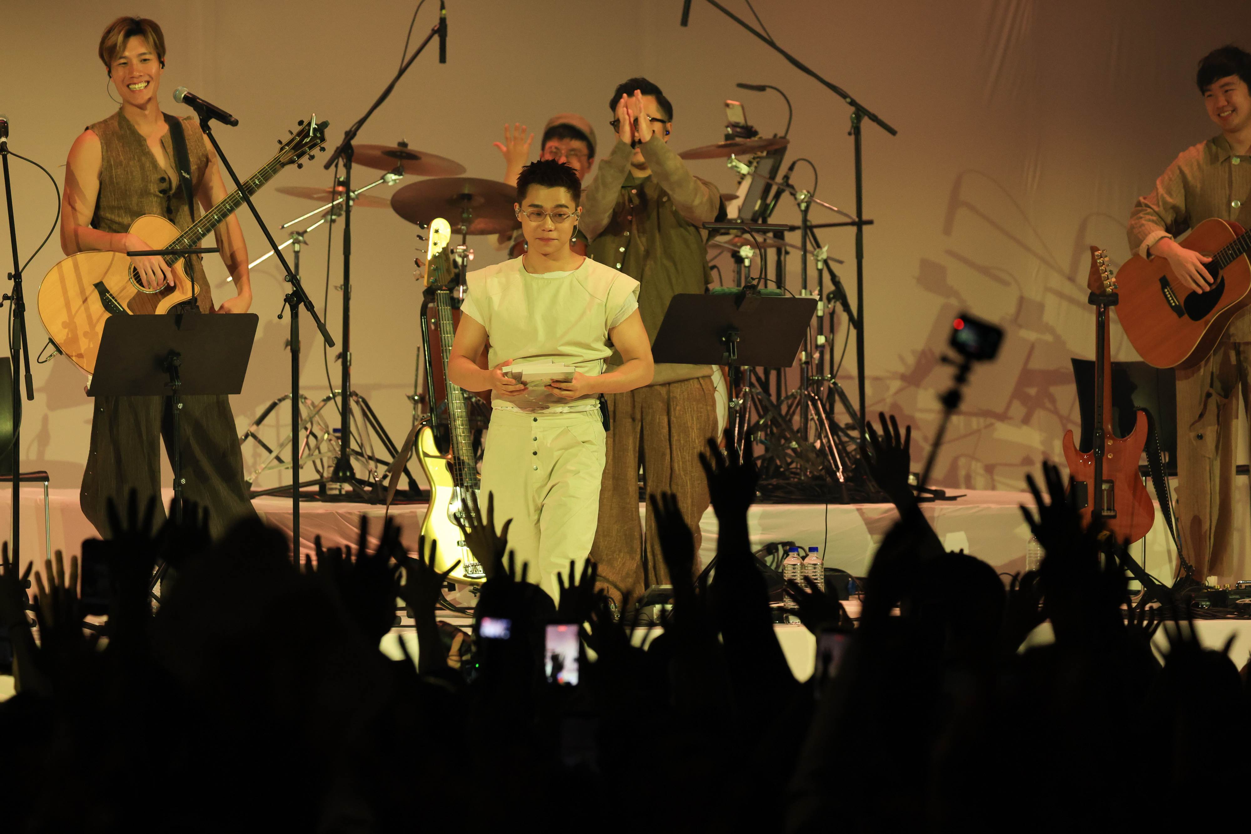 湯令山在Zepp New Taipei舉辦個人演唱會，互動環節都「不回答」。（圖／光尚娛樂提供）