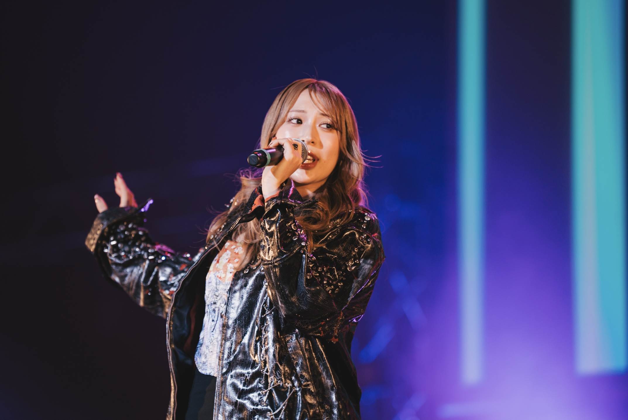 日本創作歌手MAHIRU（茉ひる）在Zepp New Taipei舉辦演唱會，宣布明年再相見。（圖／大鴻藝術BIG ART / 大福音樂HAPPY MUSIC提供）