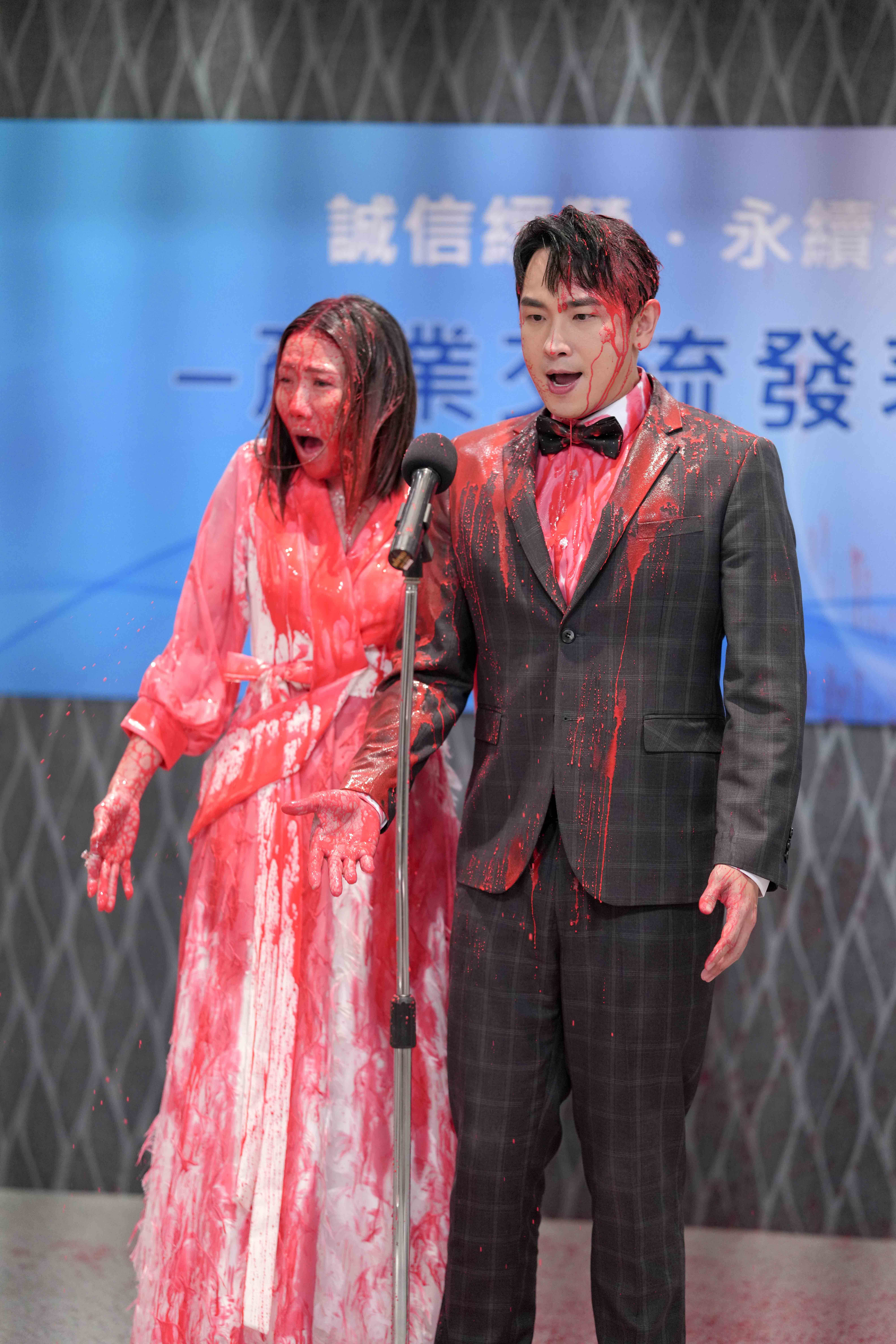 大牙、陳謙文當眾遭揭穿所有惡行。（圖／三立）