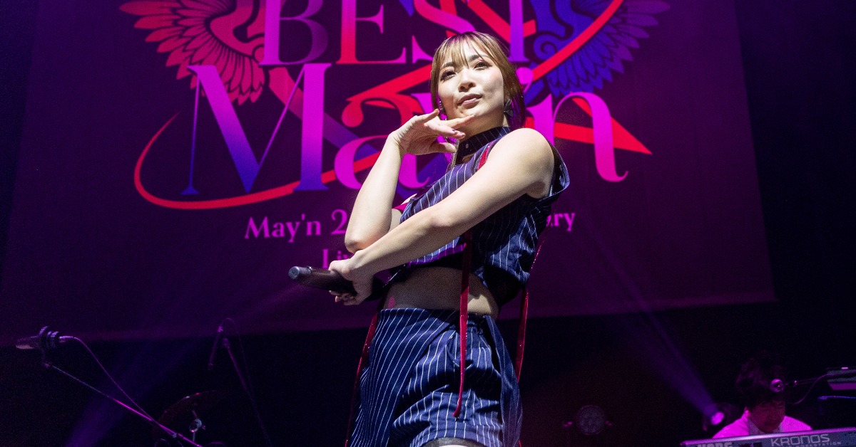 日本歌姬May'n帶著出道20週年的紀念巡演 「THE BEST of May'n」在台北演出。（圖／好玩國際提供）