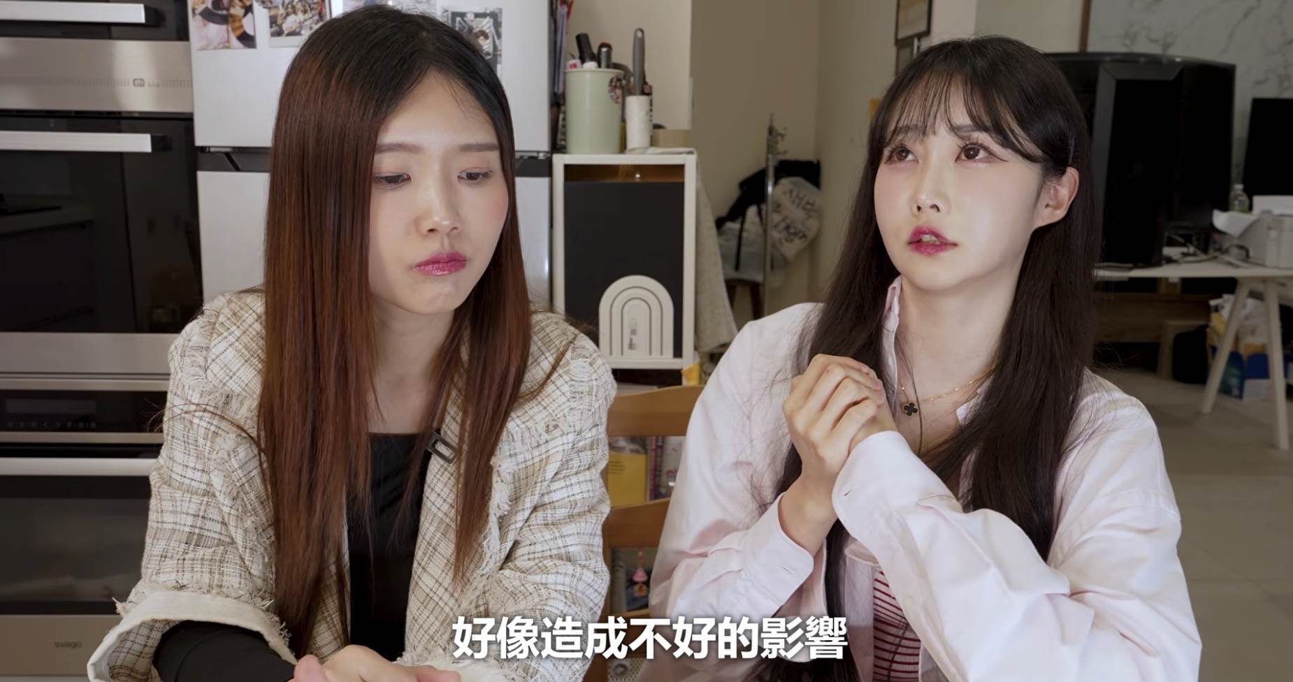 韓國職棒起亞虎前啦啦隊隊長鄭嘉睿（정가예）加入Judy公司OM娛樂時，曾擔憂自己造成不好影響。（圖／翻攝自那個女生 YouTube）