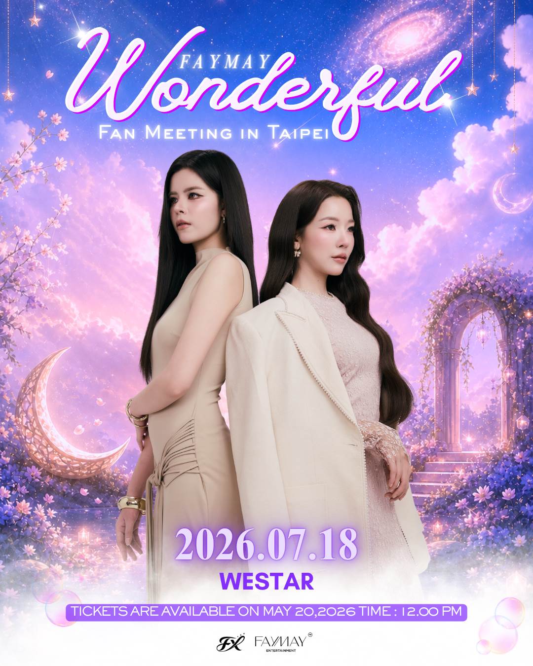 GL泰劇雙美Fay與May舉辦《FayMay Wonderful Fan Meeting in Taipei》粉絲見面會。（圖／Flux沐璨國際提供）