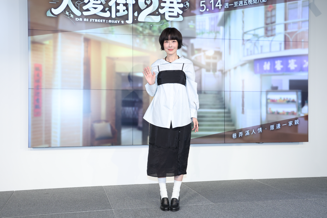 李維維在《大愛街2巷》演出大砲型職業婦女。（圖／東森娛樂）