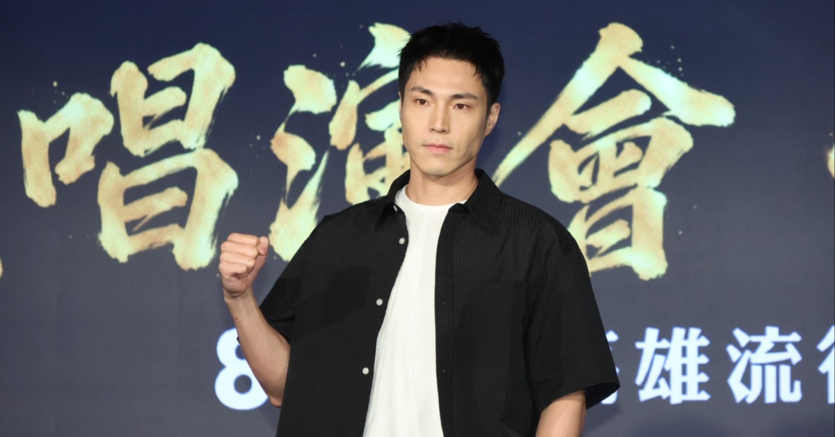 唐振剛出席《角頭唱演會－情義到高雄》記者會。（圖／東森娛樂）