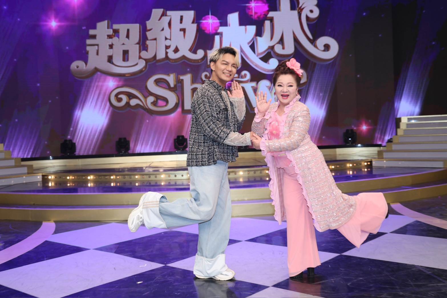 白冰冰與曾瑋中雙雙入圍本屆金曲獎。（圖／東森娛樂）