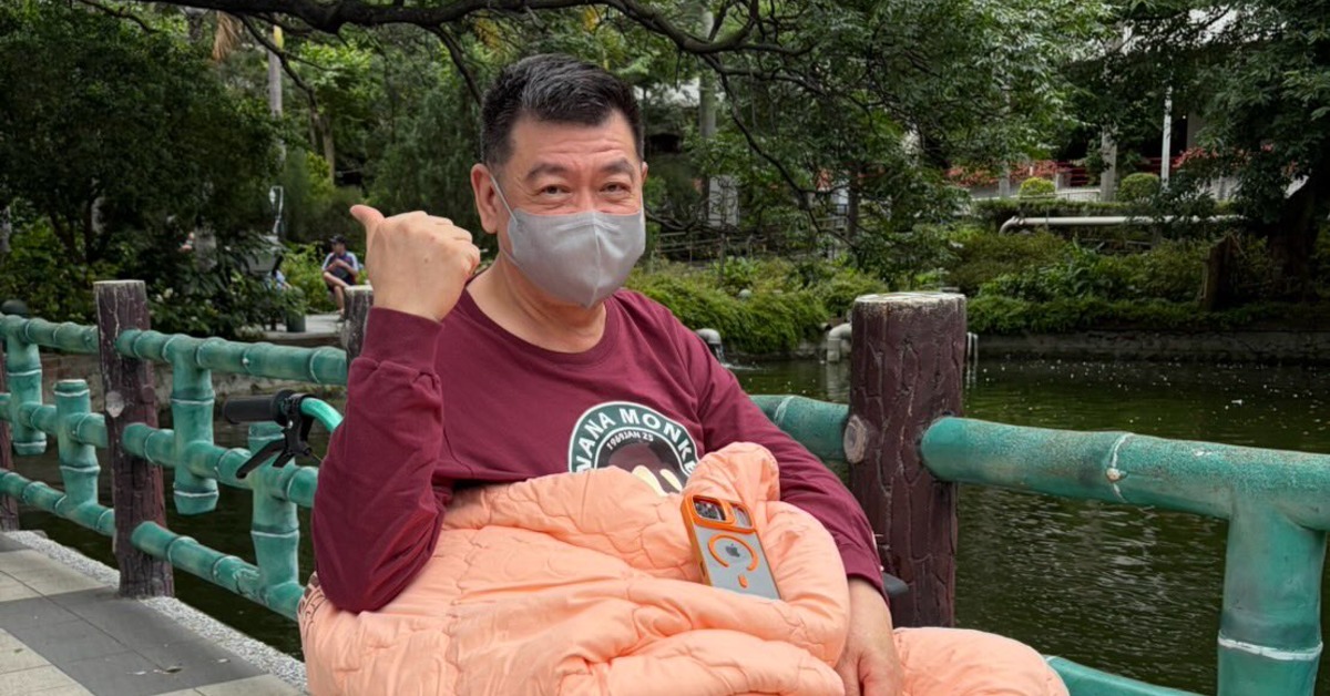 孫德榮開心宣布即將出院的好消息。（圖／翻攝自孫腫來了臉書）
