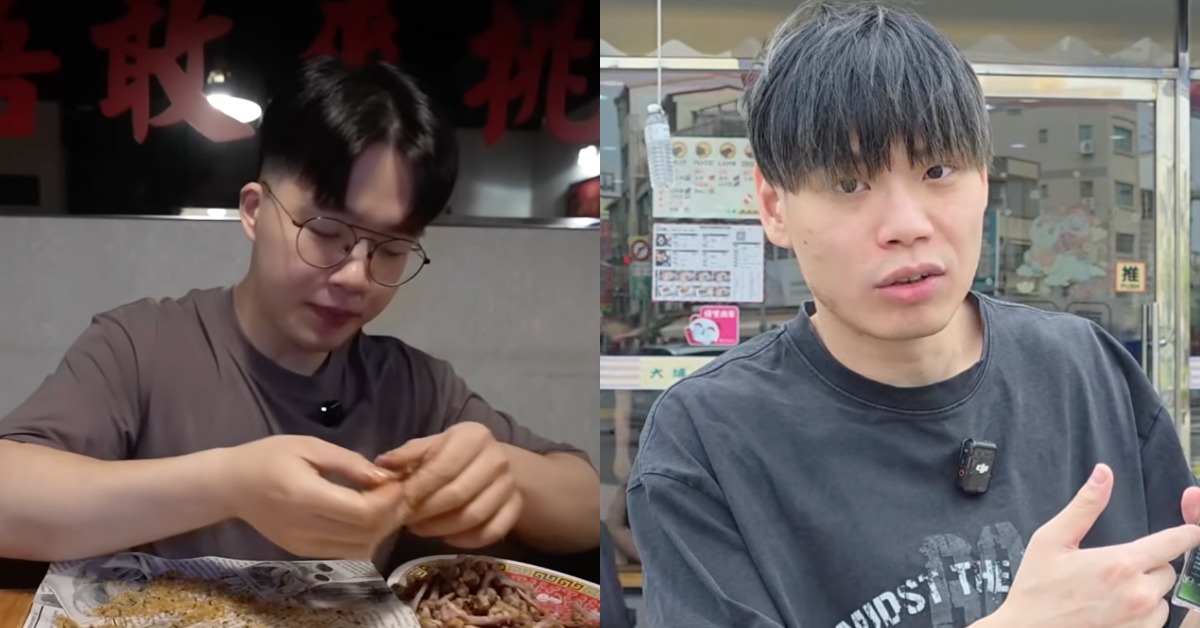 大胃王傑克開吃也出面爆料與豪豪碰到同樣遭遇。（圖／翻攝自豪豪、傑克開吃YouTube）