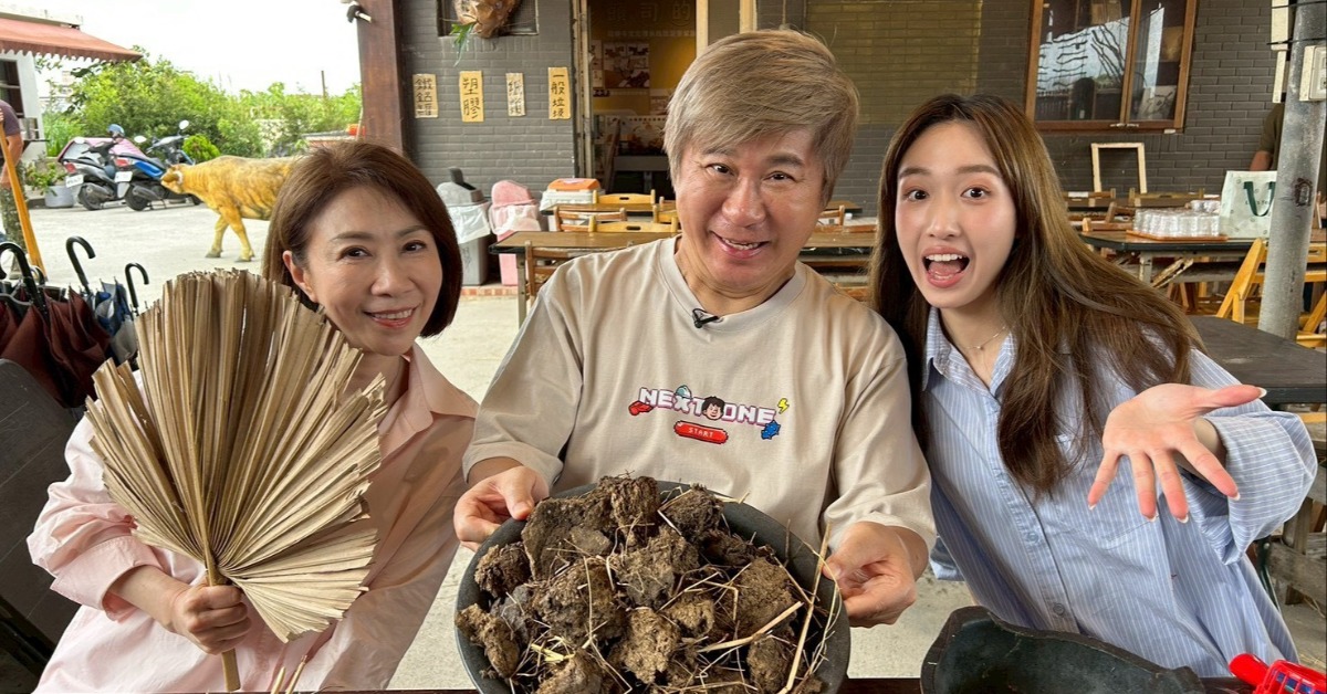 胡瓜與李翊君、王敏淳母女檔出外景。（圖／下面一位提供）