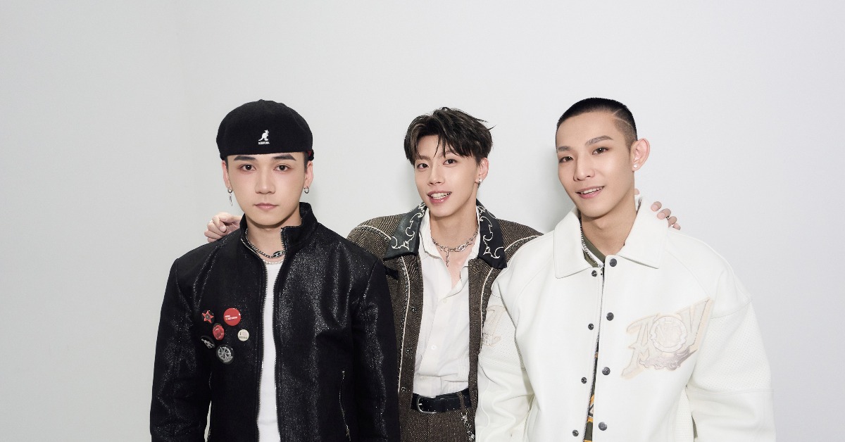 祖安(左起)、文廷、煥鈞獻唱電視劇片尾曲。（圖／索尼音樂提供）