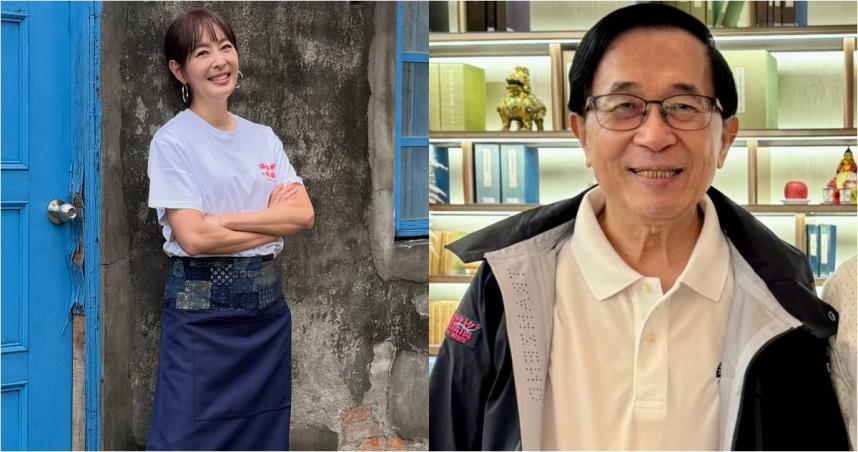 賈永婕邀陳水扁跑馬拉松被拒絕，坦言自己領有殘障手冊。（圖／翻攝Threads／賈永婕、陳水扁）