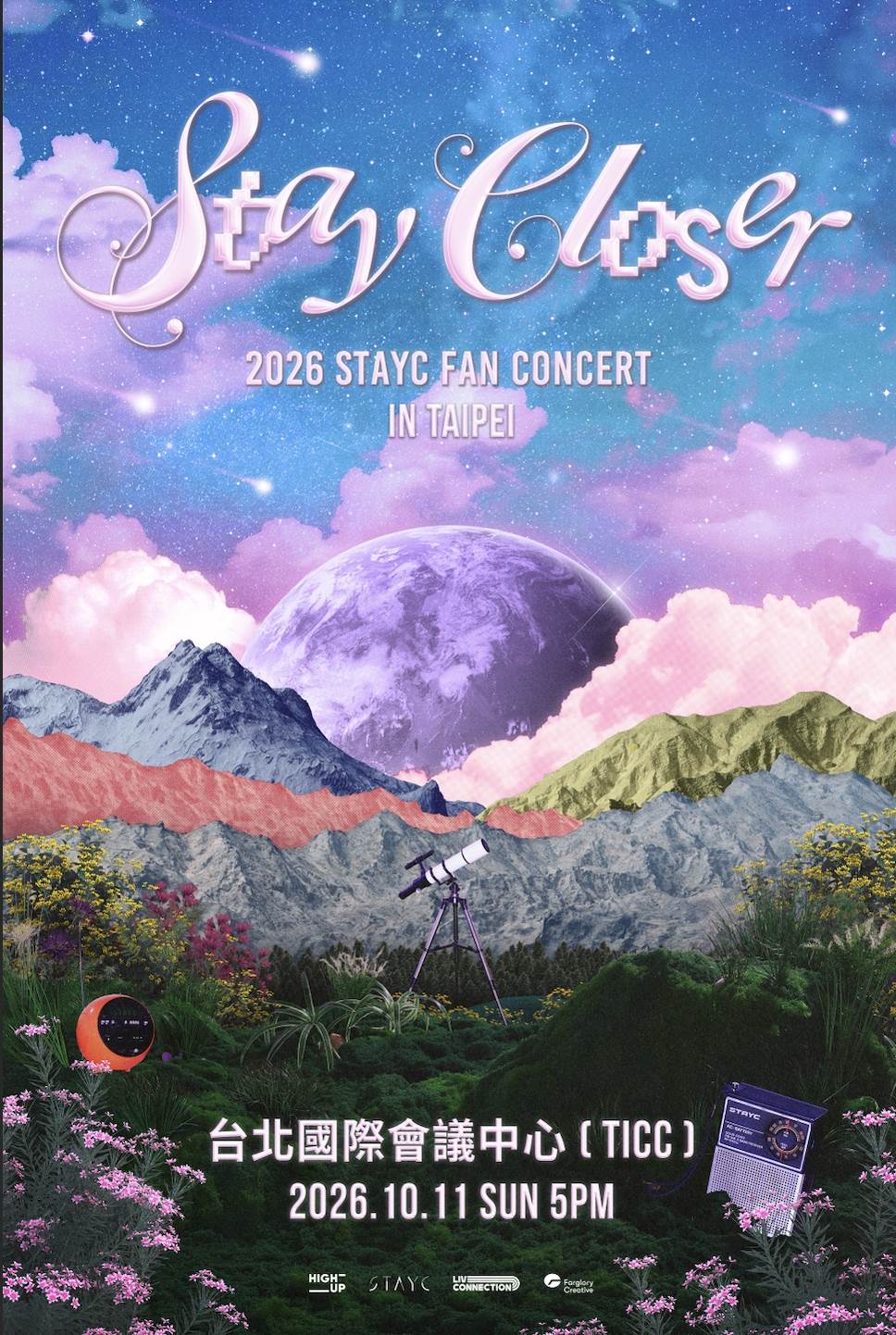 南韓女團STAYC攜全新FANCON巡演《STAY CLOSER》。（圖／遠雄創藝提供）