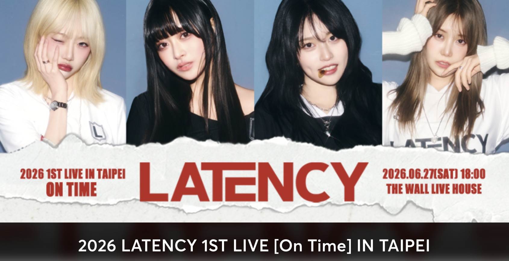 南韓樂團LATENCY（레이턴시）今年6月27日將來台開唱，因成員退團網頁作出改變，也公告了退票方式。（圖／翻攝自拓元網站）