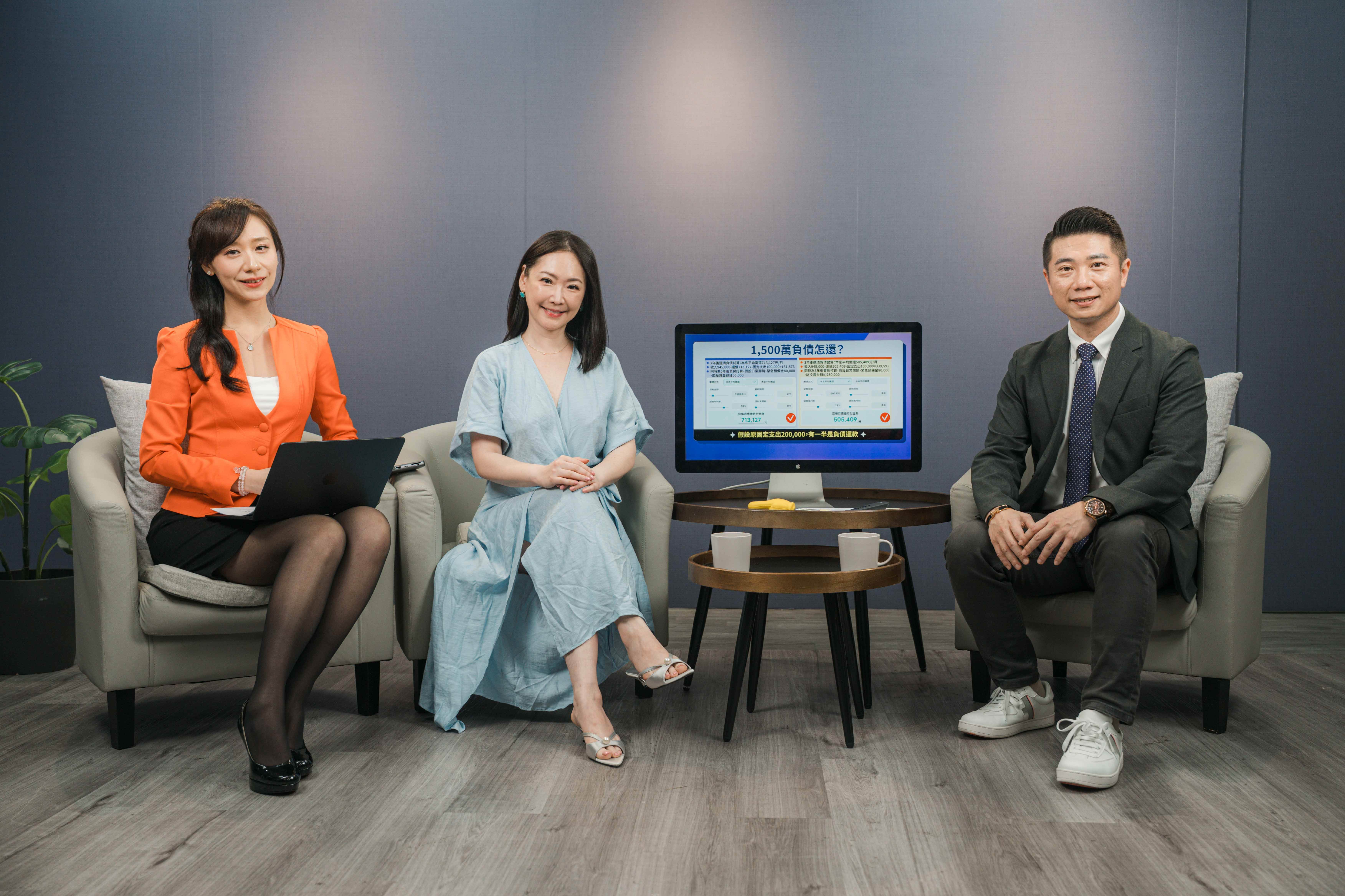 王俐人表示2年還清1500萬負債，考量收入狀況，專家建議應將時間拉長至三年，避免陷入，「賺多少、還多少」。（圖／TVBS提供）