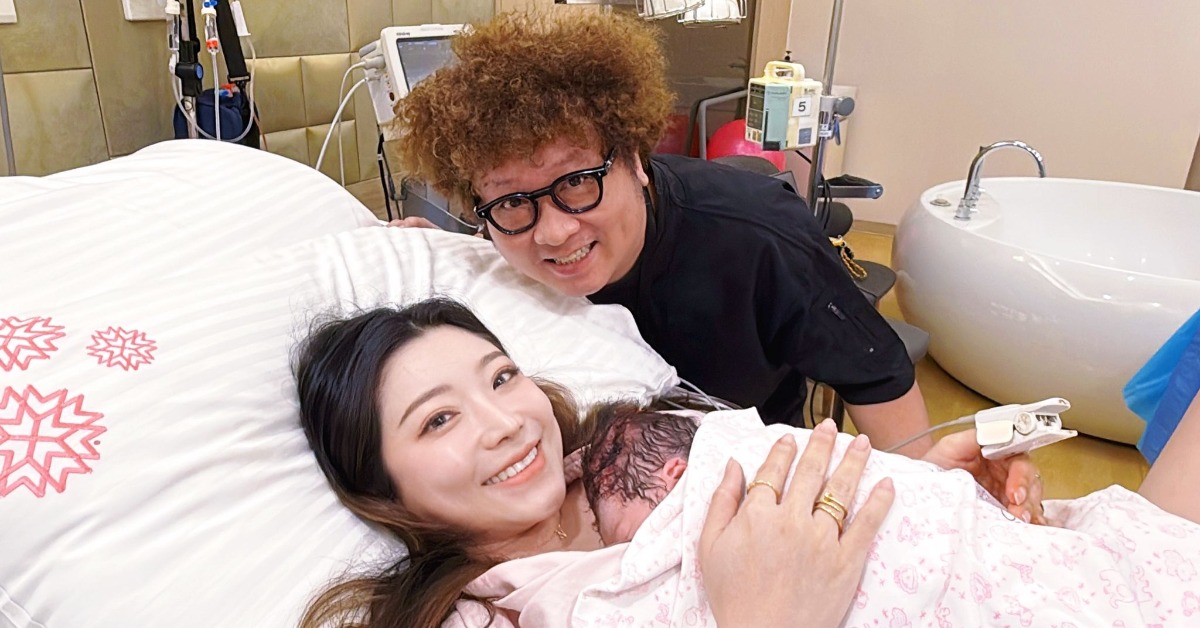 納豆與依依迎來寶貝愛女誕生。（圖／經紀人提供）