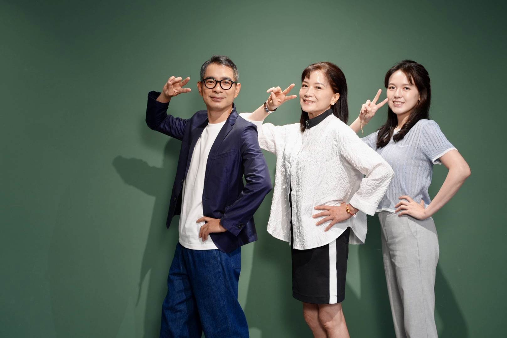 大愛劇《大愛街2巷》謝其文、柯素雲、余子嫣出席第二波茶敘。（圖／大愛）