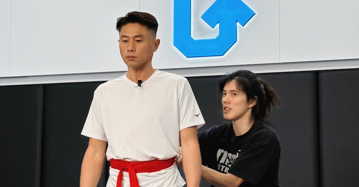 彭小刀直面長達20年的後空翻心魔。（圖／通達量能文體提供）