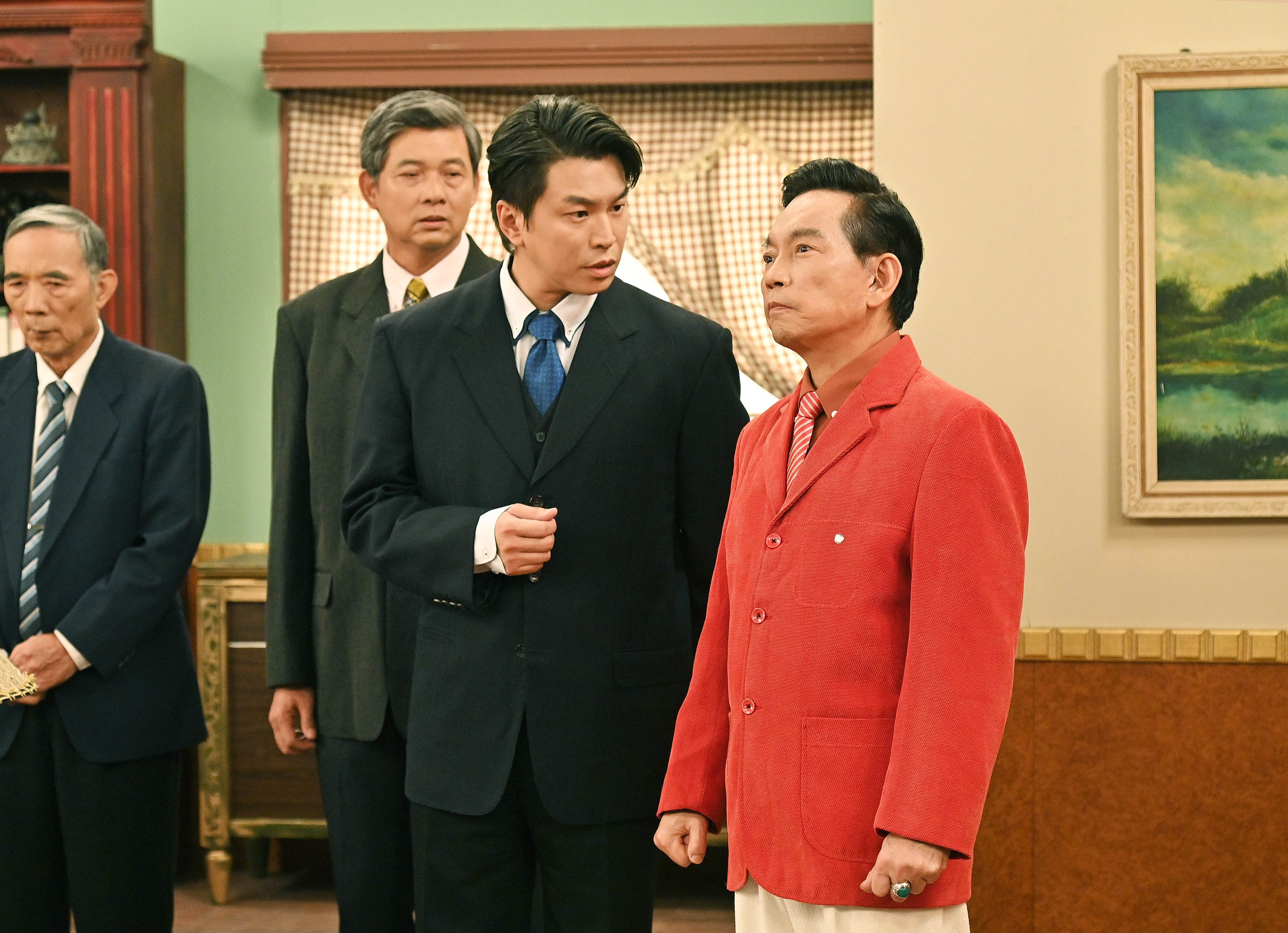 元六（右）和蕭景鴻劇中是叔姪關係。（圖／台視）