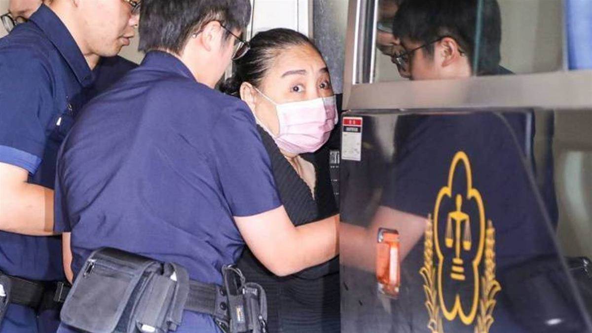 陳盈潔曾於2023年因教唆偽造有價證券案判刑3年2月。（圖／東森新聞）