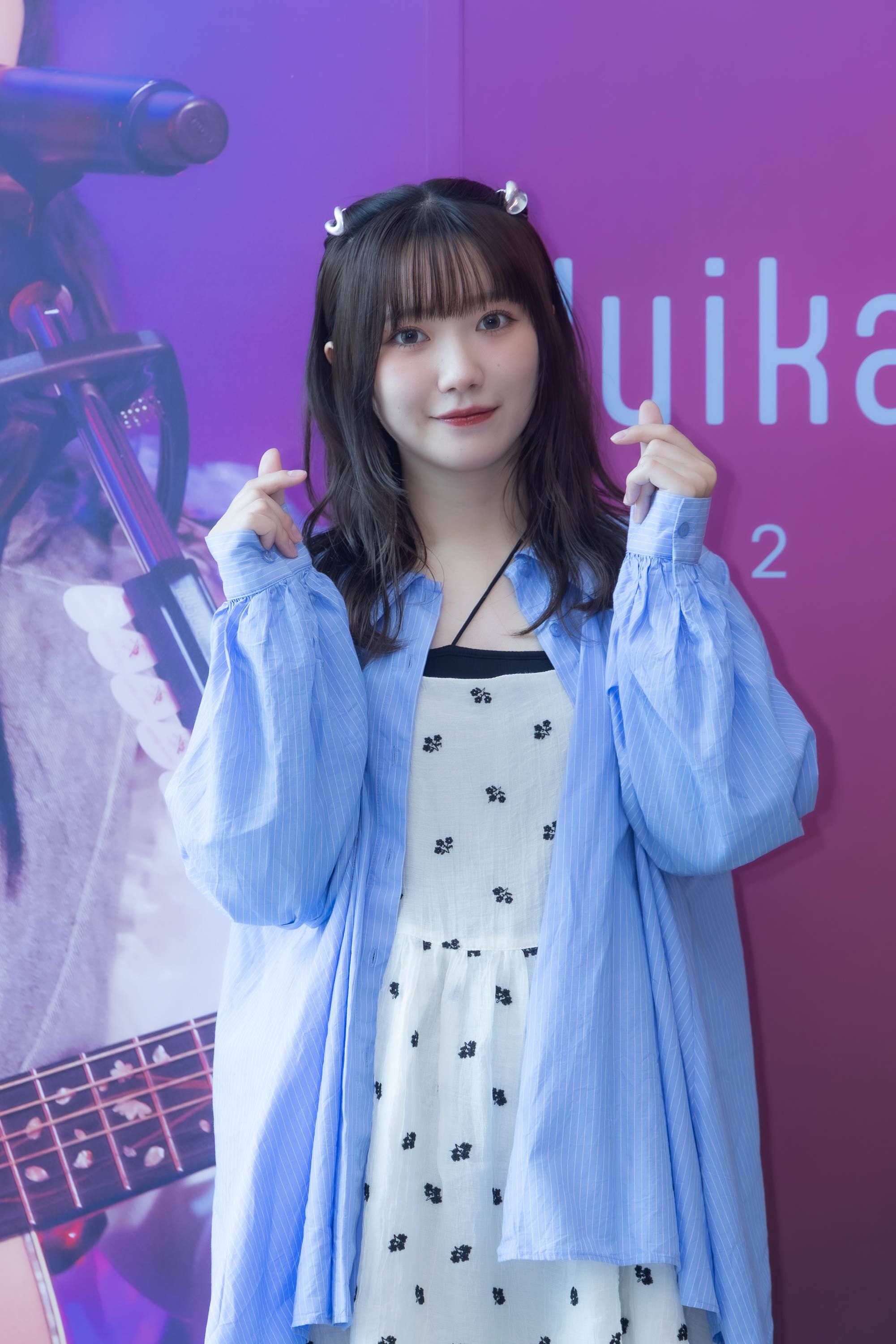 日本創作新聲Yuika（『ユイカ』）這次開唱印象最深刻，便是演唱〈因為喜歡你。〉時候全場大合唱。（圖／環球音樂提供）