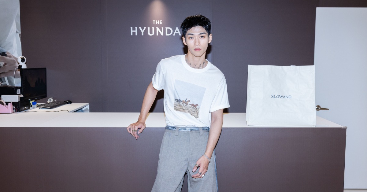 男團U:NUS蔡承祐擔任韓系潮流品牌好友出席一日店長活動。（圖／THE HYUNDAI 現代百貨提供）