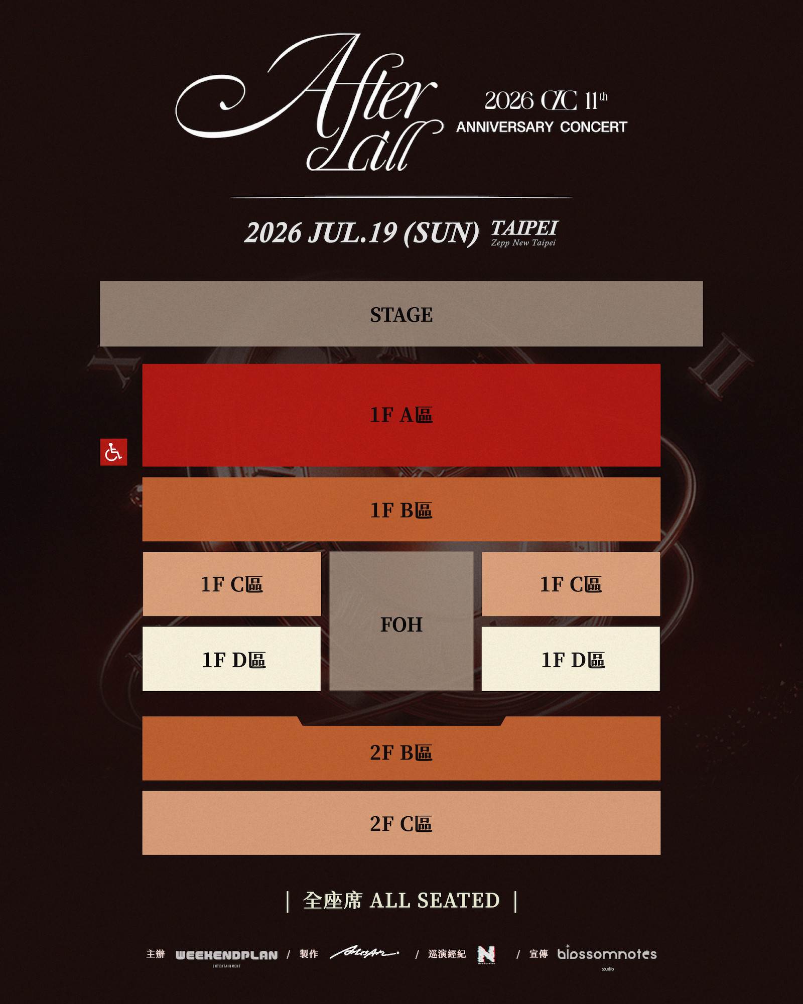 南韓女團CLC《CLC 11th Anniversary Concert : After All in Taipei》<a href='https://star.ebc.net.tw/search/tags/門票/' target='_blank'>門票</a>、福利圖。（圖／週末娛樂提供）