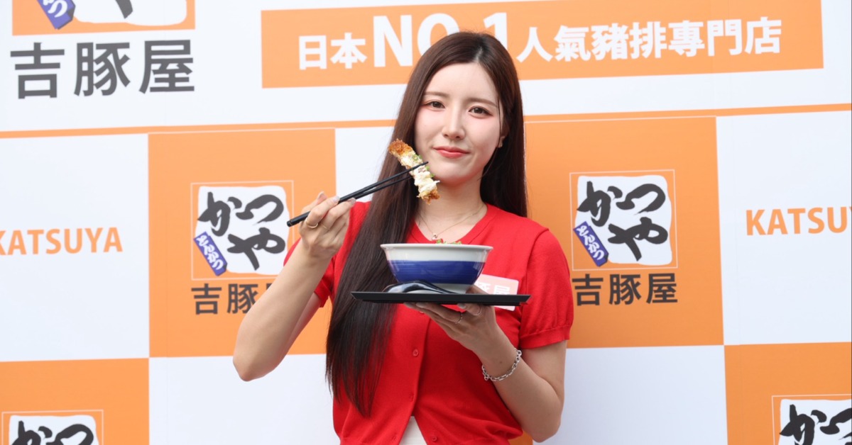 南珉貞出席日式豬排店品牌開幕活動。（圖／東森娛樂）