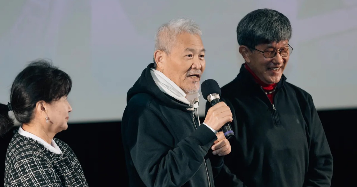 吳功（中）享壽77歲。（圖／國家電影及視聽文化中心）