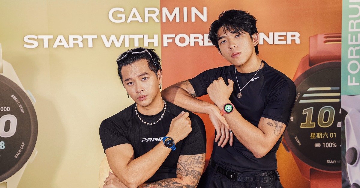Garmin「START WITH FORERUNNER 」攜手高爾宣OSN與PIZZALI應援領跑。（圖／GARMIN提供）