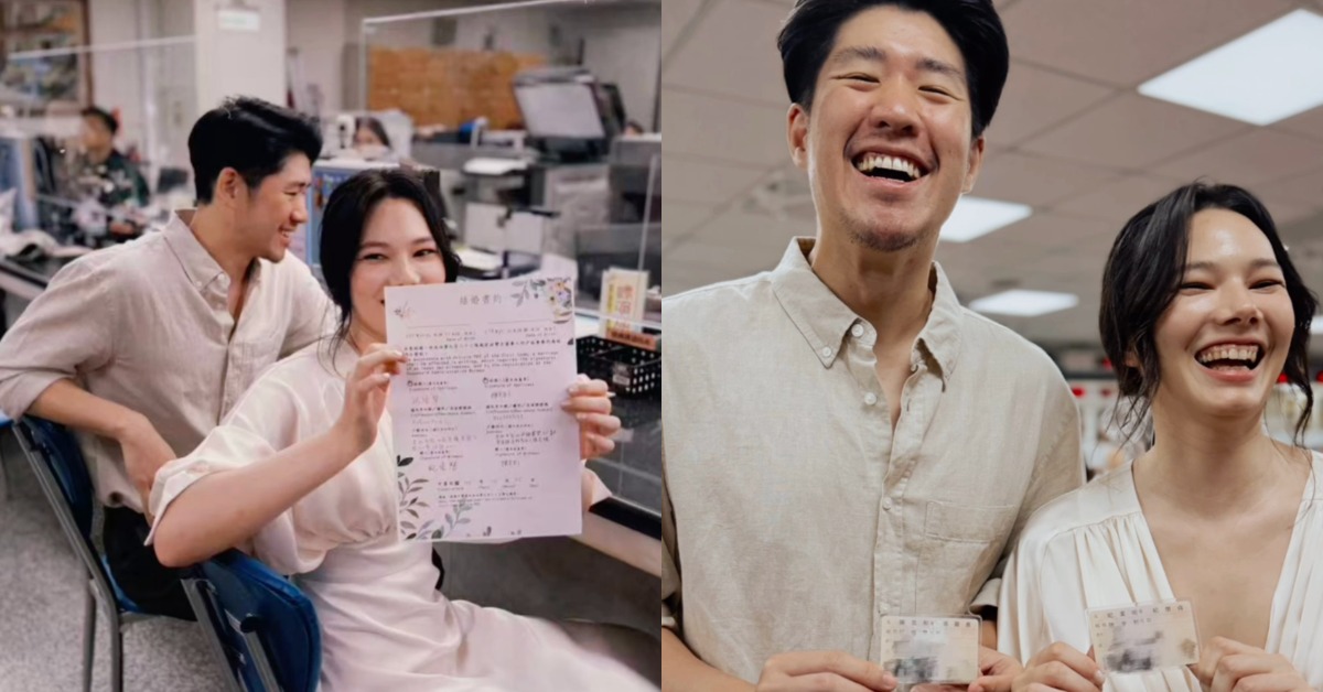 紀培慧宣布與交往9年男友登記結婚。（圖／翻攝自紀培慧IG）