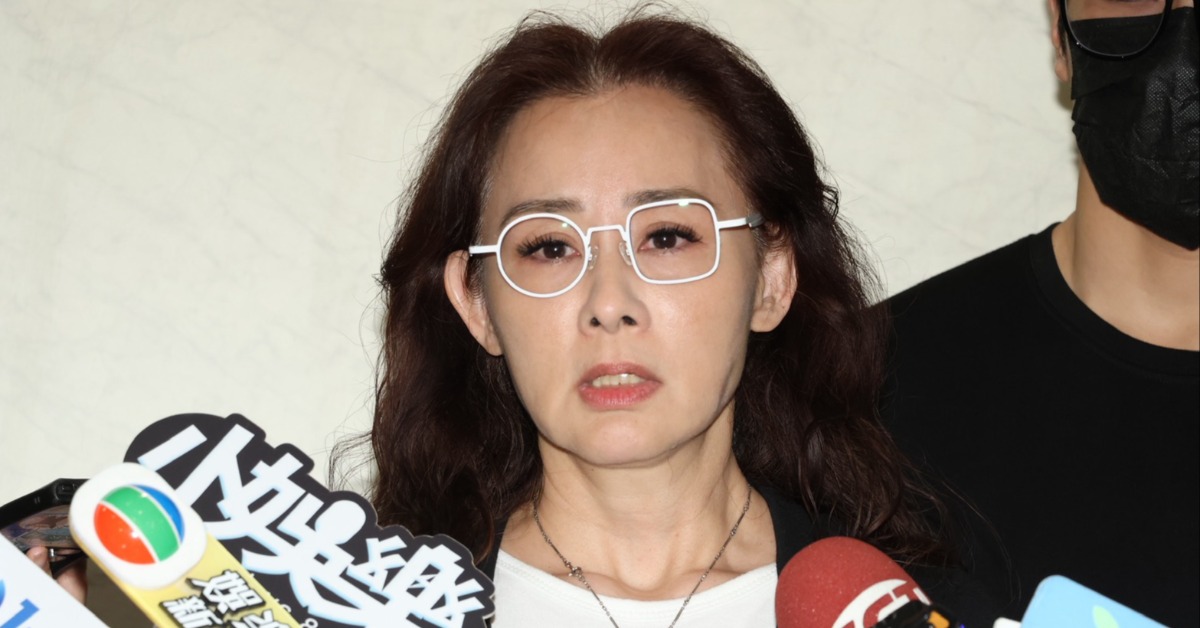 兵家綺現身靈堂追思傅子純。（圖／東森娛樂）