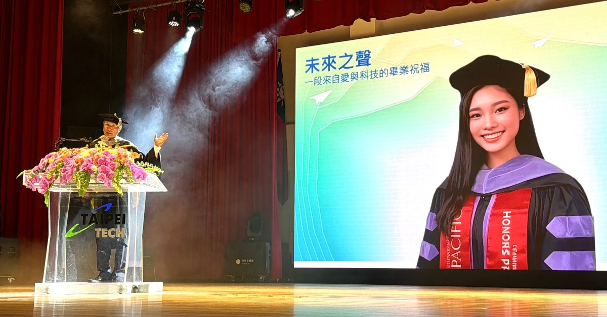 包小柏利用AI技術讓已故女兒能一同參與畢業典禮。（圖／唱戲世界娛樂提供）
