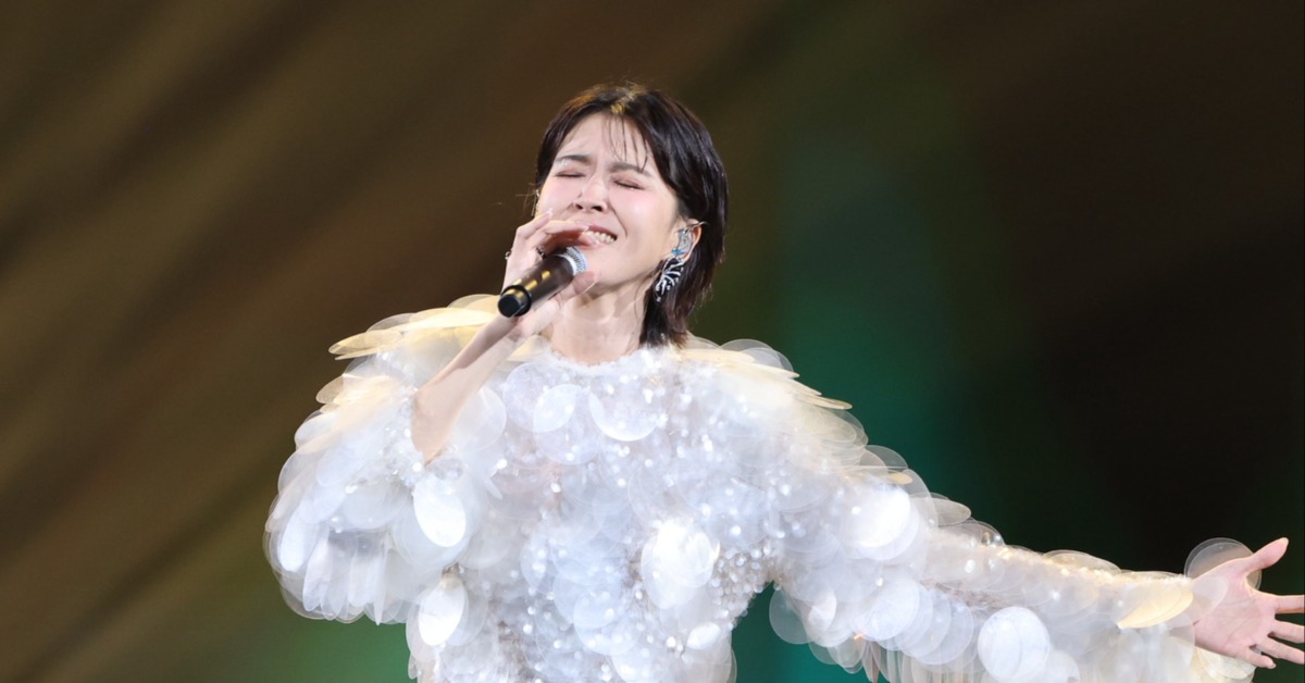 曾沛慈出席第21屆 KKBOX 風雲榜演唱會。（圖／東森娛樂）