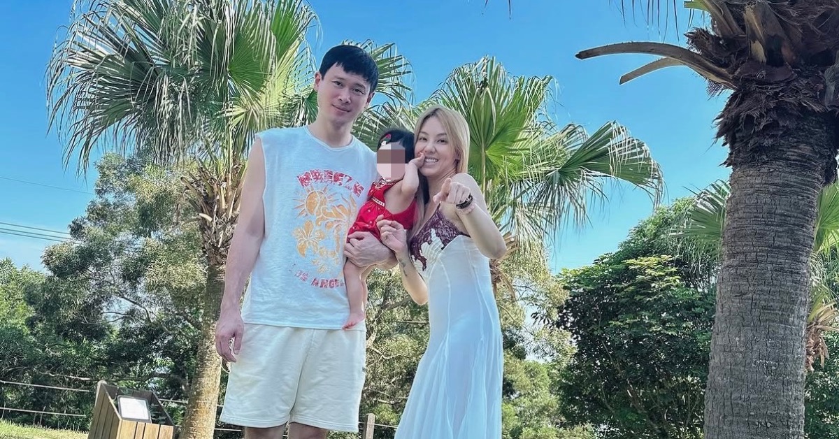 劉雨柔與胡凱翔婚後育有1女「小花生」。（圖／翻攝自劉雨柔IG)