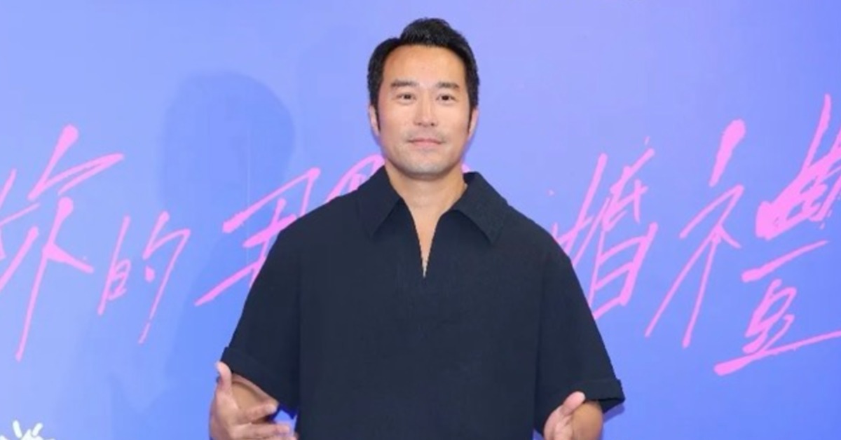 張孝全出席台劇《欠妳的那場婚禮》記者會。（圖／東森娛樂）