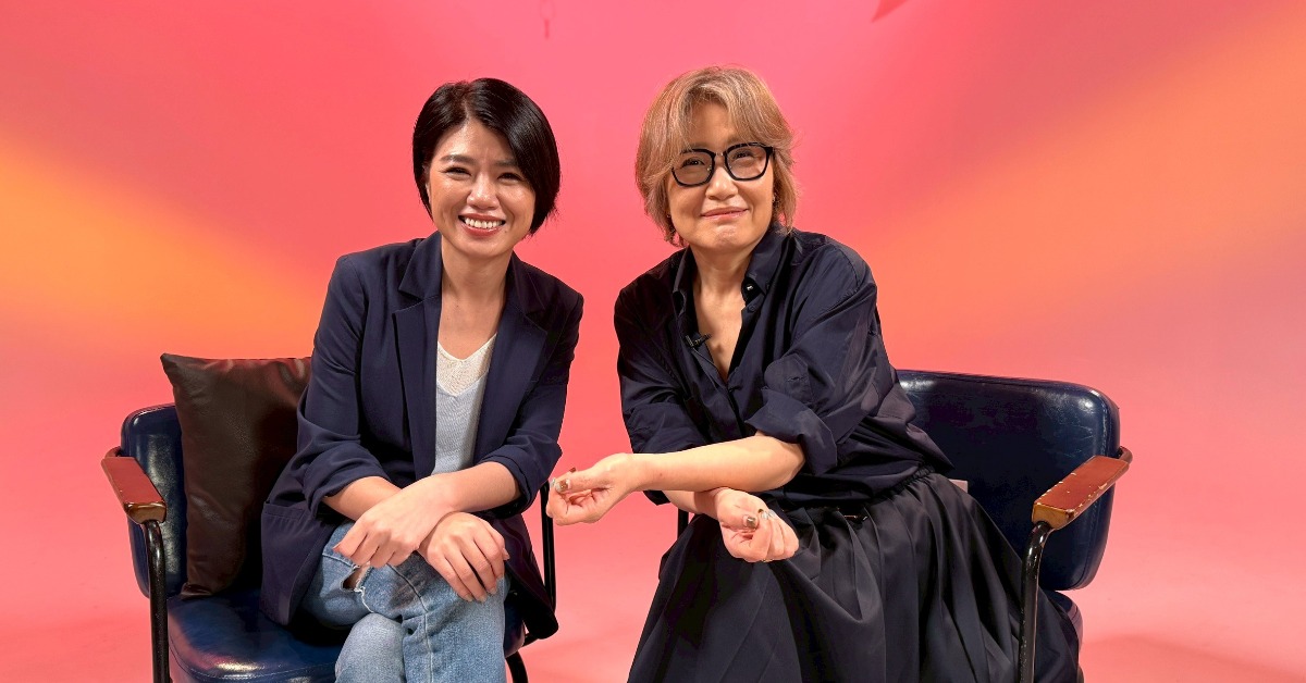 嚴藝文（左起）、徐譽庭上節目暢談中年焦慮。（圖／公視提供）