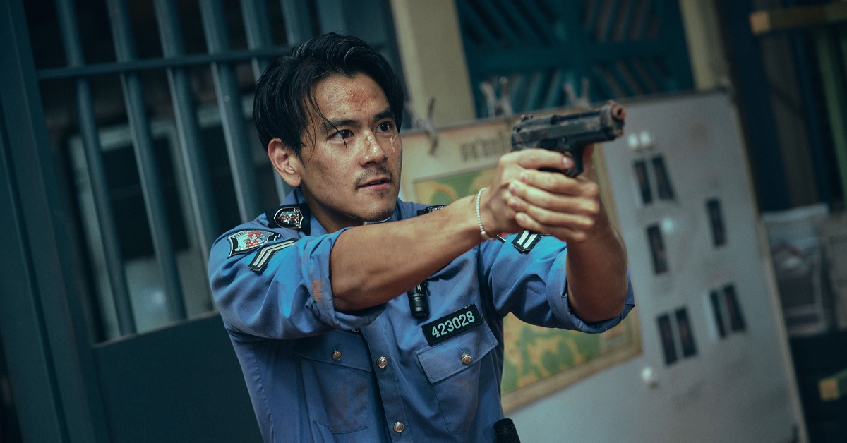 彭于晏顛覆形象，爆笑演出電影《爆水管》。（圖／CATCHPLAY+）
